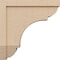 Ekena Millwork 6"W x 24"D x 24"H Thin Bryant Rough Cedar Woodgrain TimberThane Corbel, Primed Tan CORUR06X24X24BRYRCPR - alternate 4